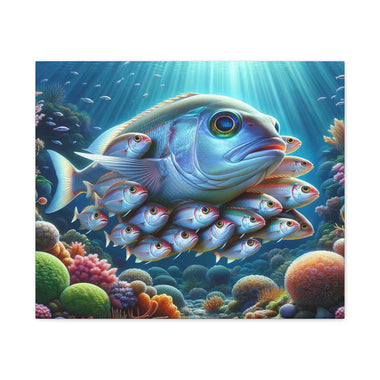 Our DFS Ocean Fish Brood wall art image and canvas