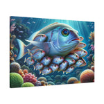 Our DFS Ocean Fish Brood wall art image and canvas