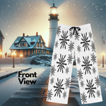 Dead Fish Society's Snowy Grouper Pajama Pants. Crafted from luxurious polyester jersey knit fabric