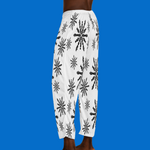 Dead Fish Society's Snowy Grouper Pajama Pants. Crafted from luxurious polyester jersey knit fabric