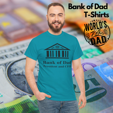 DFS Bank of Dad T Shirts with Morse Code