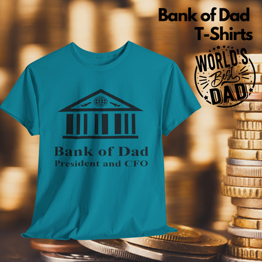 DFS Bank of Dad T Shirts with Morse Code