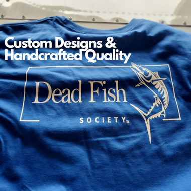 an image of the DFS Back at the dock custom tee
