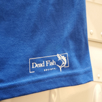 an image of DFS at the dock blue custom tee 