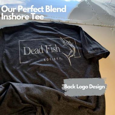 an image of the Inshore Perfect Blend Tee - DFS logo on the back