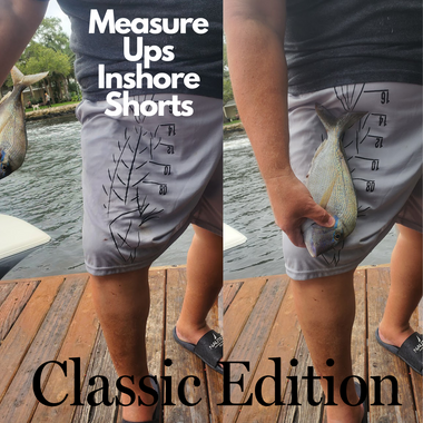 DFS Measure Ups Inshore Shorts - Fishing companion, classic edition pictured