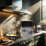 the image of a breakfast scene in a kitchen with a dfs color morphing coffee mug