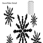 the detail image of our snowy grouper snowflake design