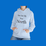 an image of a DFS You are my true north hoodie