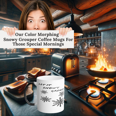 an image of a kitchen scene with a burning breakfast and dfs color morphing coffee mug