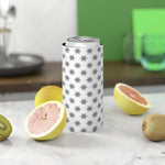 an image of the DFS snowy grouper tall can koozies with grapefruits and kiwis
